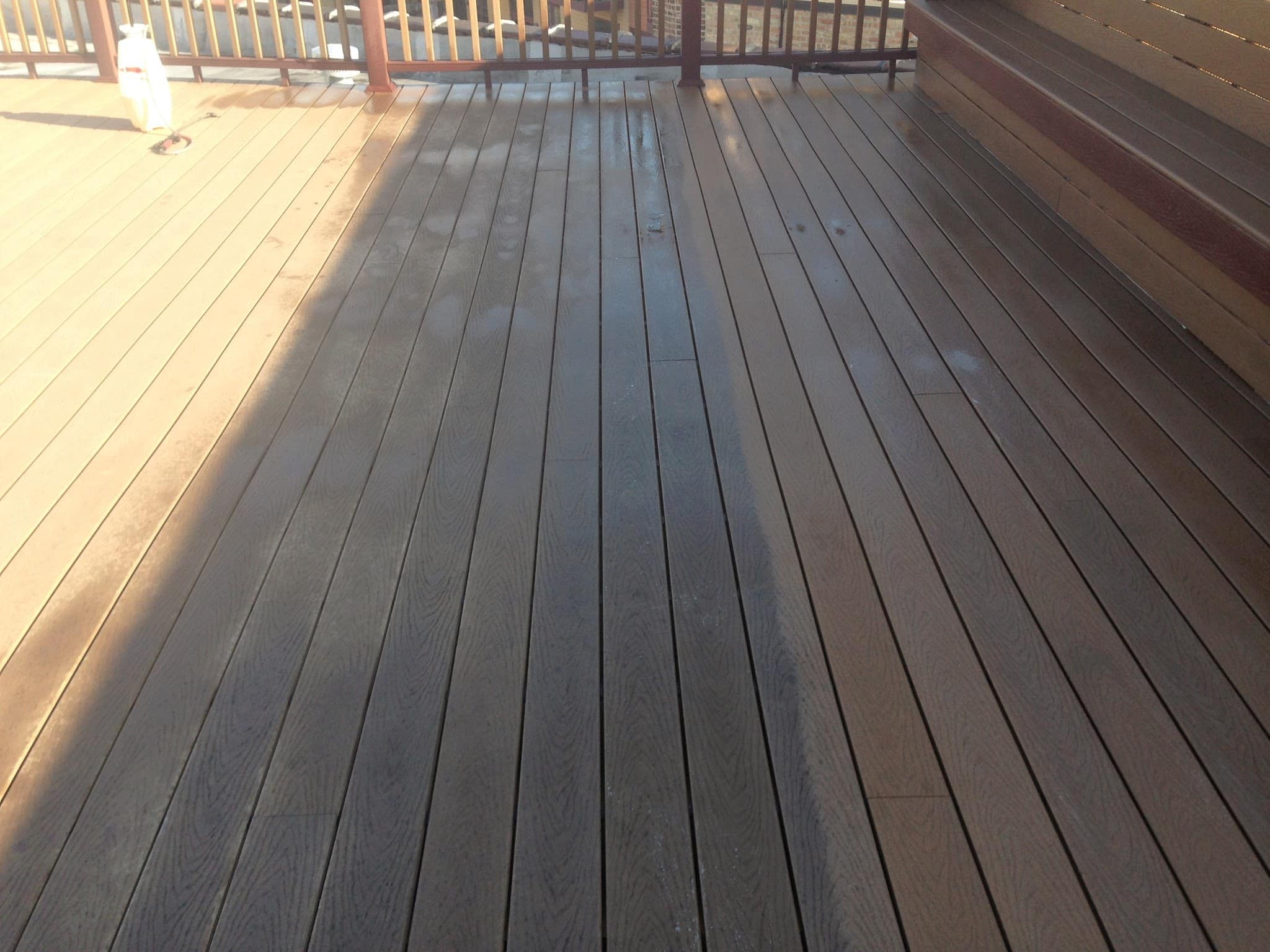 Composite Deck Cleaning Lincoln Park Chicago