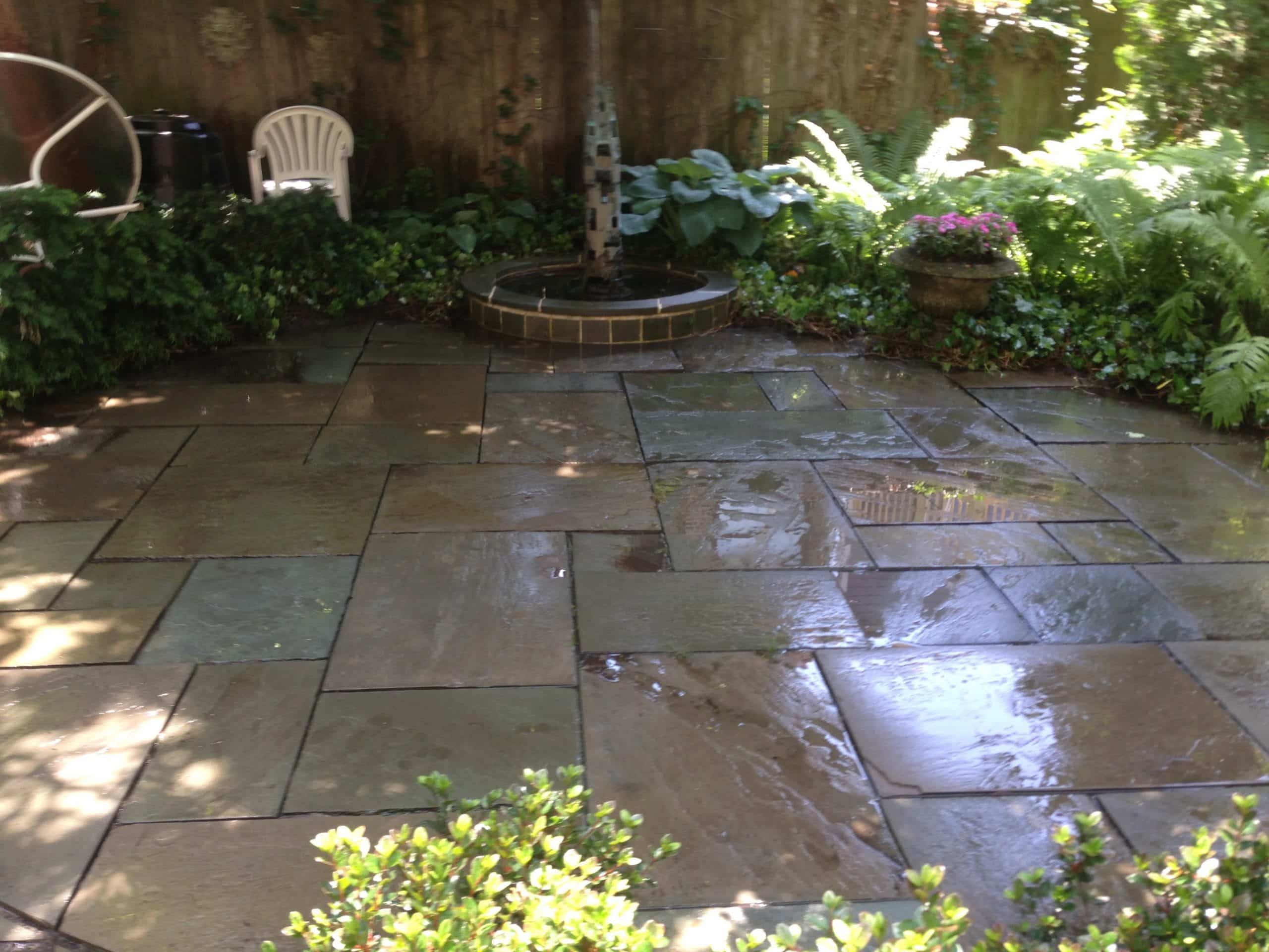 Lincoln Park Patio Pressure Washing After