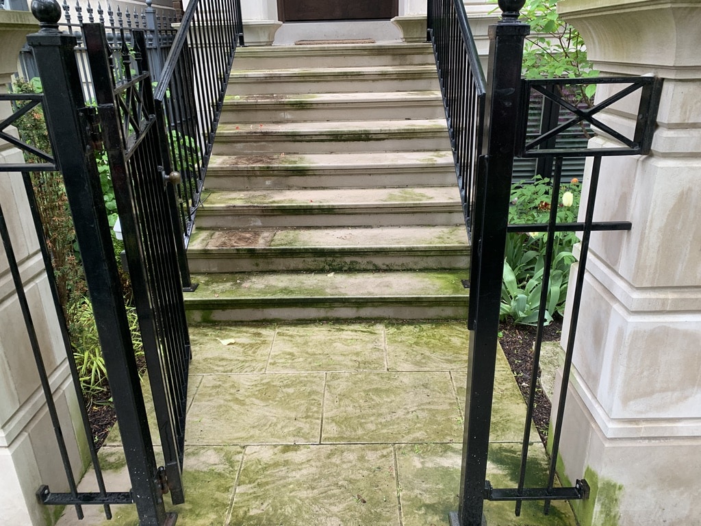 Front Stoop Pressure Washing Lincoln Park Chicago