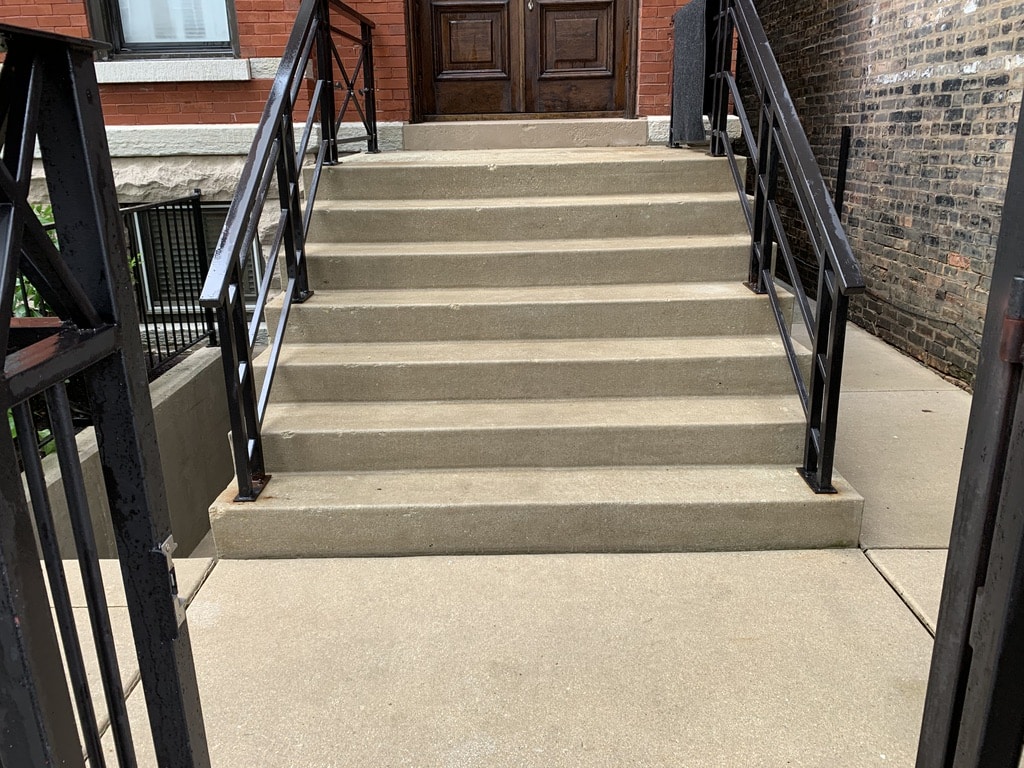 Limestone Pressure Washing After Lincoln Park Chicago
