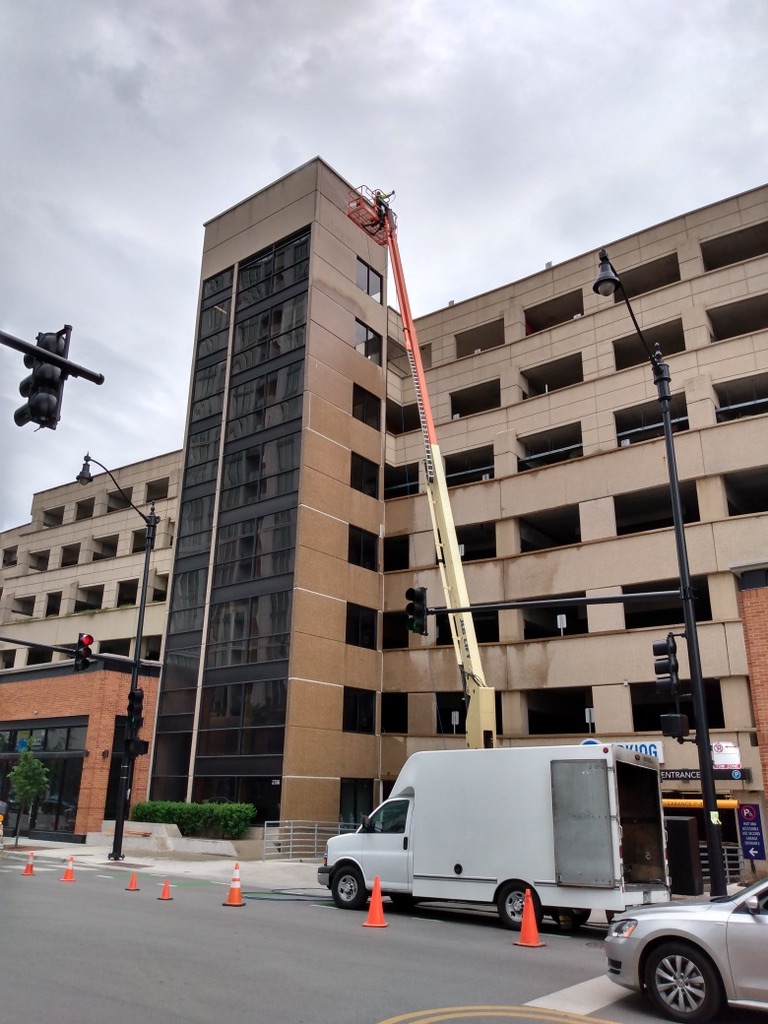 Lincoln Park Building Facade Cleaning